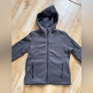 Aritzia TNA Fleece Trailhead Hooded ZipUp size S